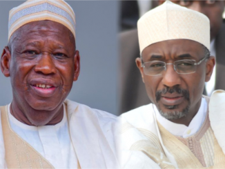 Kano state governor abdullahi ganduje and sanusi lamido sanusi 710x400