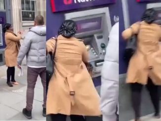 Nigerian lady damage atm in uk