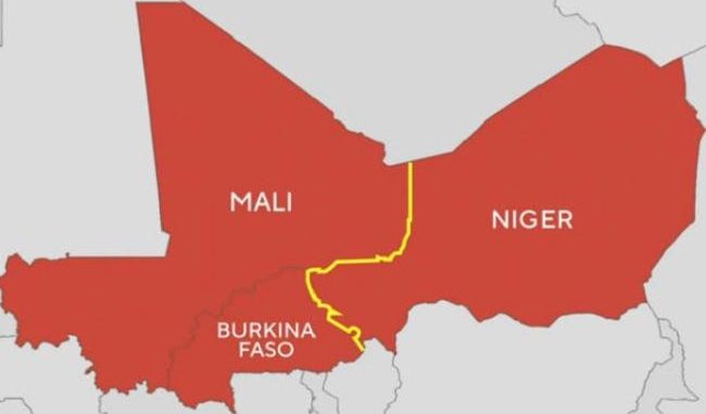 Mali-Niger-Burkina-Faso-map