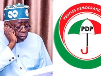 Bola Tinubu and PDP