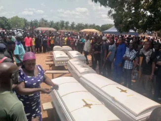 benue terror attack victims burial